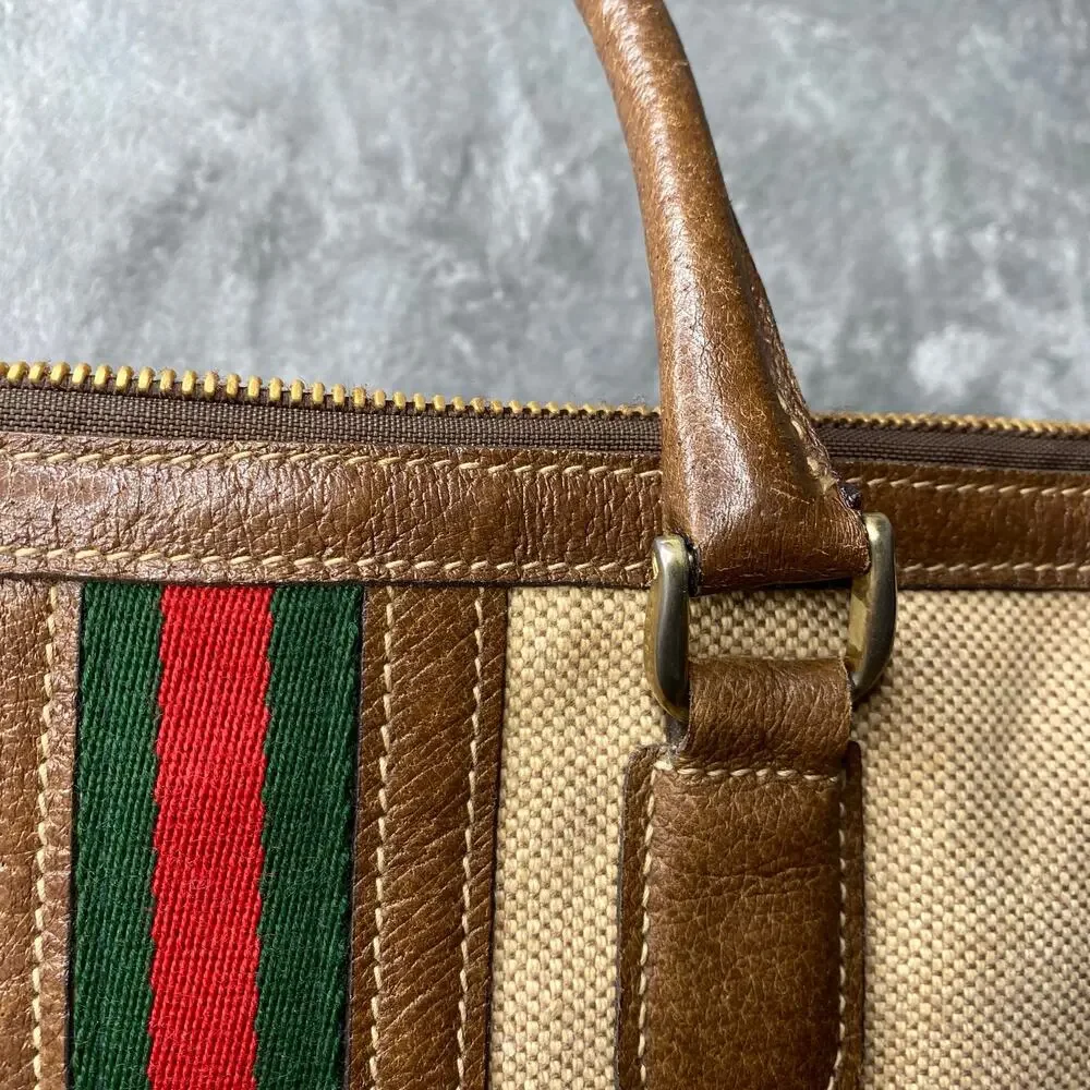 Vintage Tote Bag Gucci esch large  handbag - Picture 6 of 11